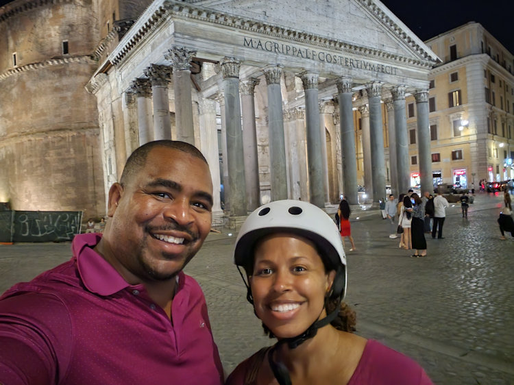 Jason Frazer and Romney Smith in Rome