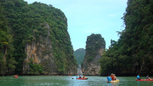 Phuket canoeing