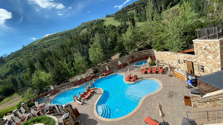 St Regis Deer Valley swimming pool